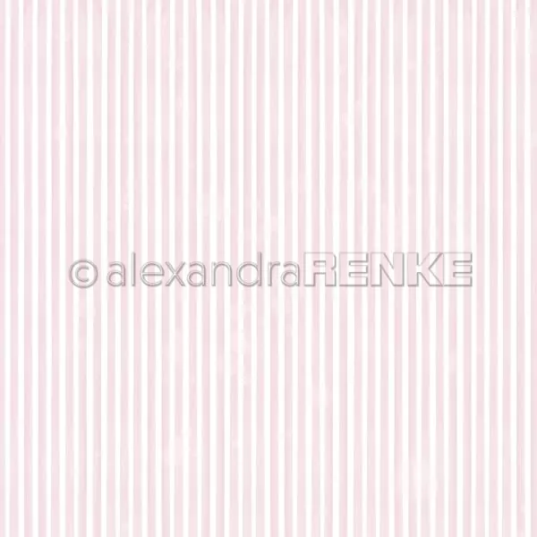 Schmale Streifen Sakurapink Alexandra Renke Scrapbookingpaper