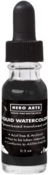 PD118 liquid watercolors hero arts black