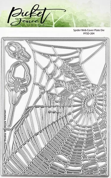 Spider Web Cover Plate dies picket fence studios 1