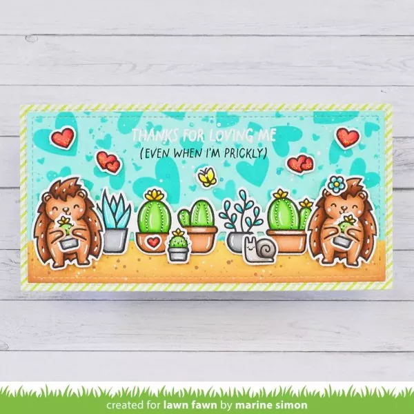 Porcupine for You Add-On Dies Lawn Fawn 6