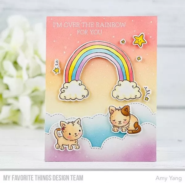 Over the Rainbow Clear Stamps My Favorite Things Rachel Anne Miller 2