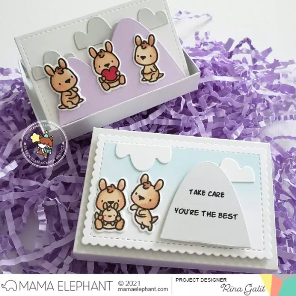 Little Kangaroo Agenda Clear Stamps Mama Elephant 1