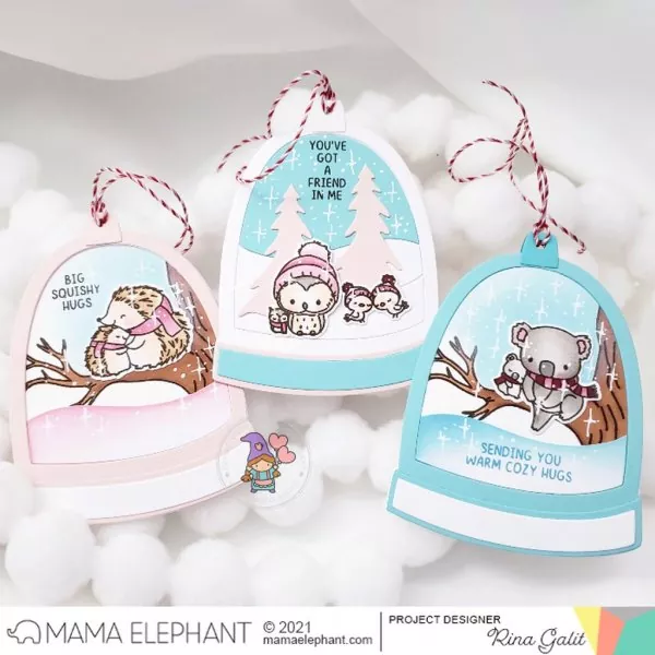 Stay Warm Clear Stamps Mama Elephant 1