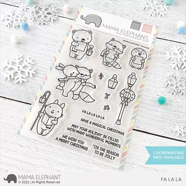 Fa La La Clear Stamps Mama Elephant