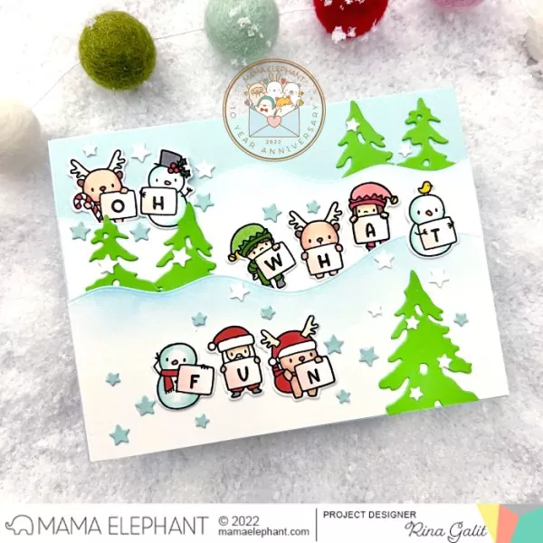 Little Merrysign Agenda Clear Stamps Mama Elephant-1