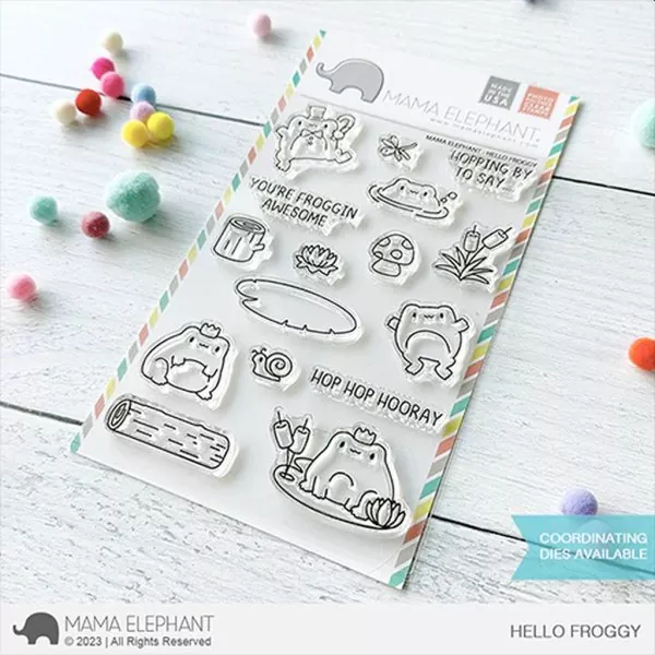 Hello Froggy Clear Stamps Mama Elephant