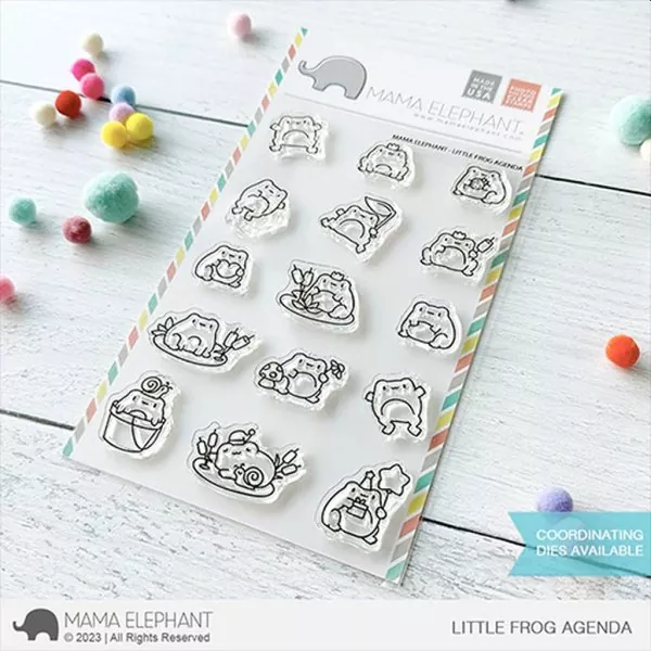 Little Frog Agenda Clear Stamps Mama Elephant