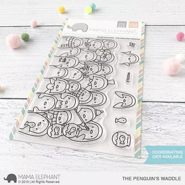 S THE PENGUINS WADDLE Mama Elephant clearstamps