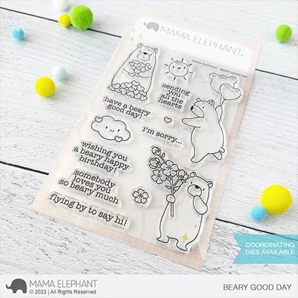 Beary Good Day Clear Stamps Mama Elephant