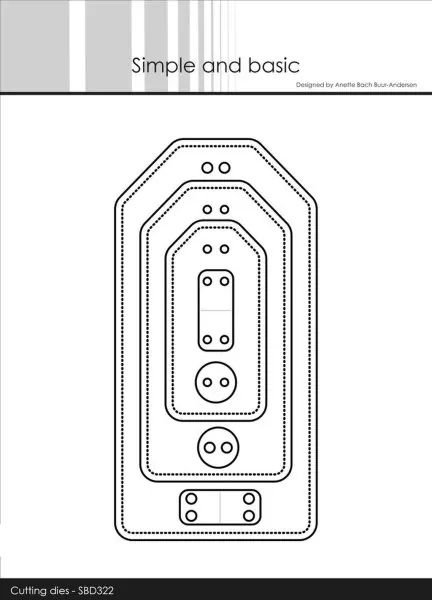 Simple and Basic Large Tags dies