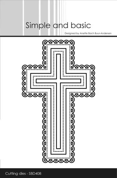 Simple and Basic Lace Edge - Crosses dies