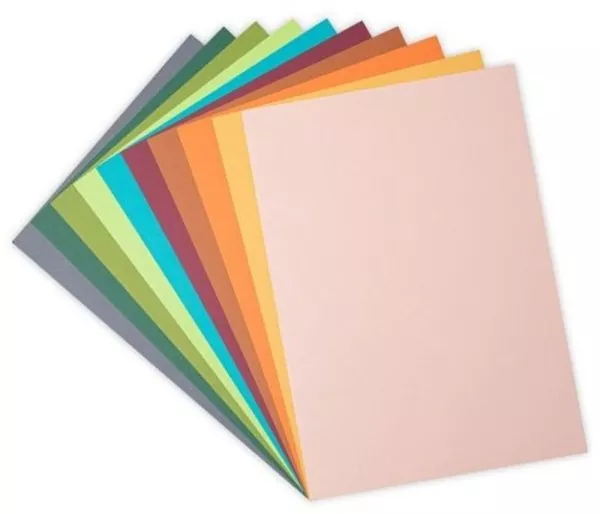 10 Eclectic Colors Sizzix Cardstock