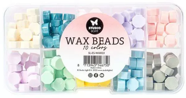 Wax Beads Set 10 Colours Pastels Studio Light