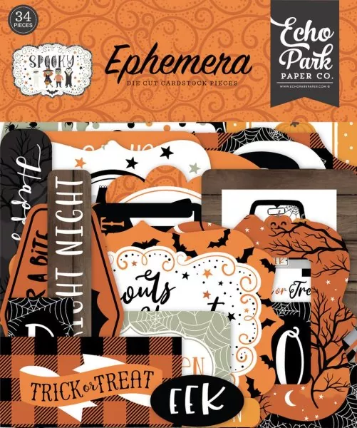 Spooky Ephemera Die Cut Embellishment Echo Park Paper Co
