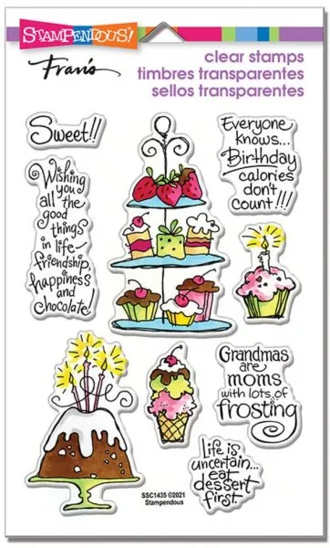 Sweets stampendous clear stamps