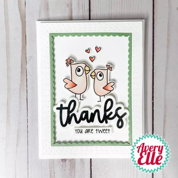 Love Tags avery elle clear stamps 2