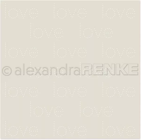Love Alexandra Renke Stencil