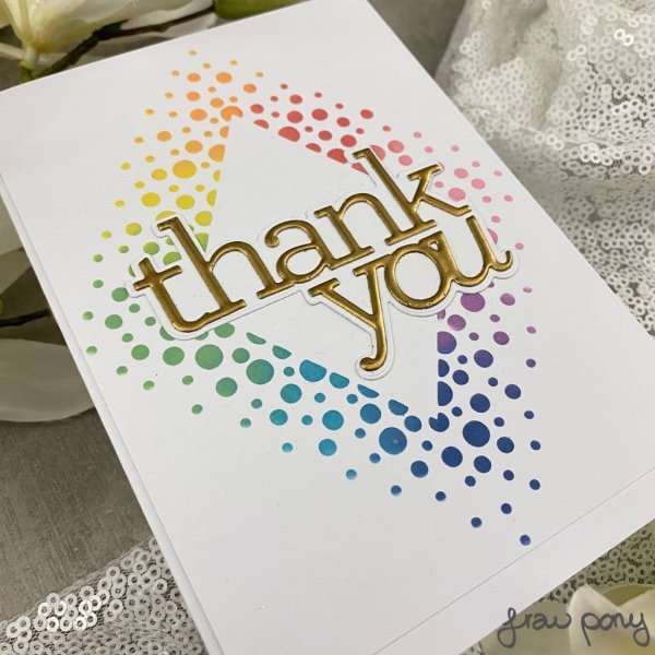 WOW Confetti Diamond stencil by Verity Biddlecombe 2