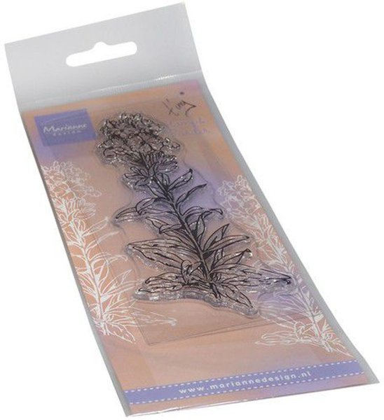 marianne design clear stamp Tiny's Borders Phlox