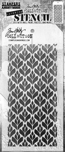 Tim Holtz Deco Floral Layering Stencil Stampers Anonymous