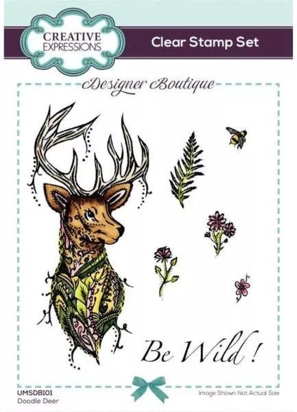 Designer Boutique - Doodle Deer Clear Stamps Creative Expressions