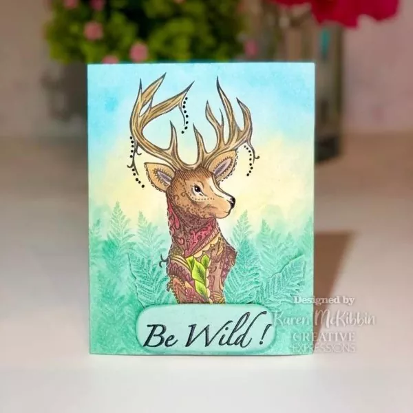 Designer Boutique - Doodle Deer Clear Stamps Creative Expressions 1