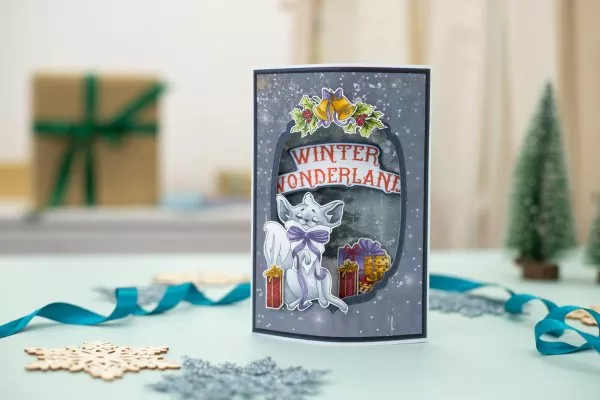Vintage Snowman - Winter Wonderland stamp set crafters companion 1