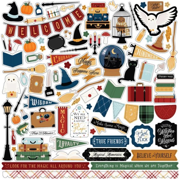 Echo Park Wizards And Company 12x12 inch collection kit 9