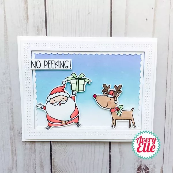 Ho-Ho-Holiday avery elle clear stamps 1