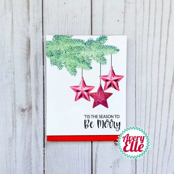Layered Stars avery elle clear stamps