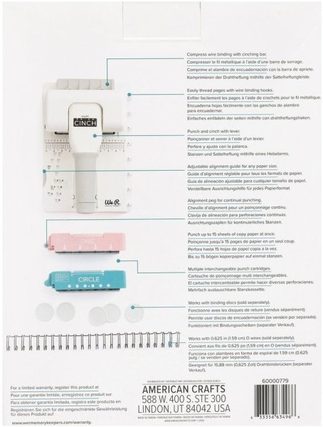 The Cinch Multi-Cinch Book Binding Tool We R Memory Keepers 2
