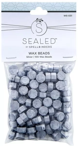 Wax Seal Beads Set Silver Spellbinders