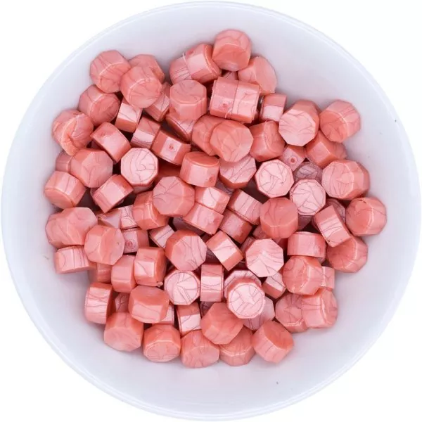 Wax Seal Beads Set Peachy Pink Spellbinders 1