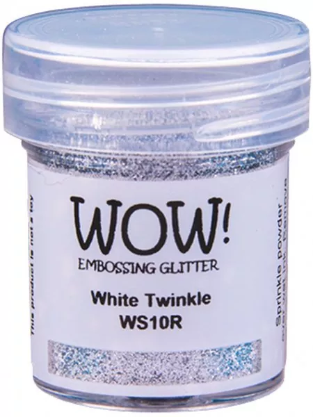 wow White Twinkle embossing glitter