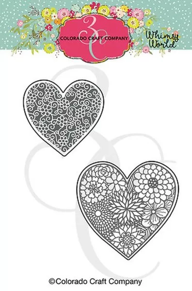 Coloring Hearts Dies Colorado Craft Company