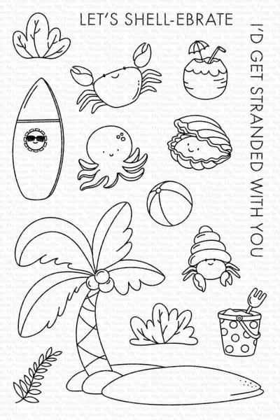 Island Shell-ebration Clear Stamps My Favorite Things