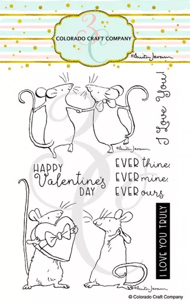 Ever Thine Clear Stamps Colorado Craft Company by Anita Jeram