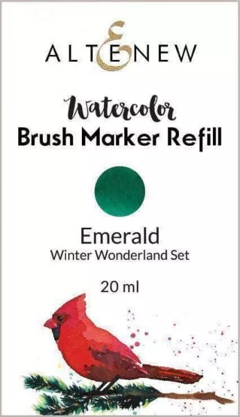 Emerald Liquid Watercolor Brush Marker Refill Altenew 2