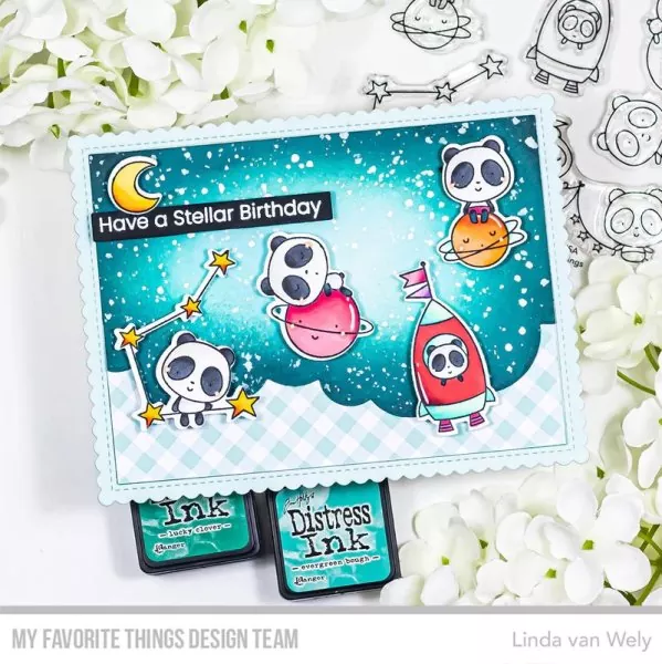 Best Friends in the Galaxy Clear Stamps My Favorite Things Project1