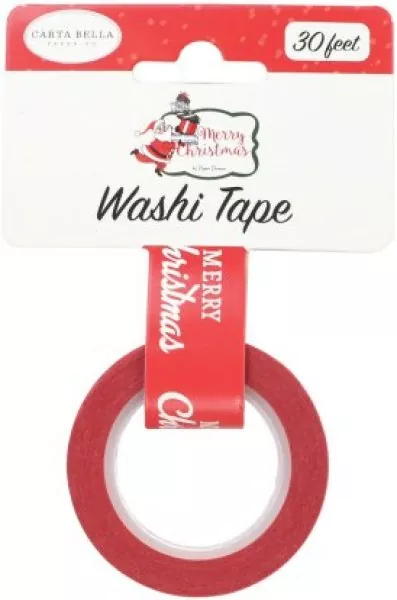carta bella washi tape merry christmas 1