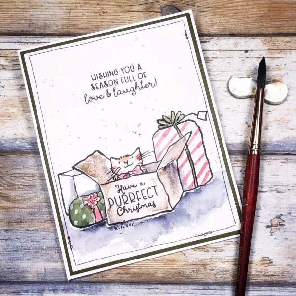 Meowy Christmas Clear Stamps Colorado Craft Company by Anita Jeram 1