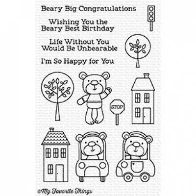 cs 210 my favorite things clear stamps town bear