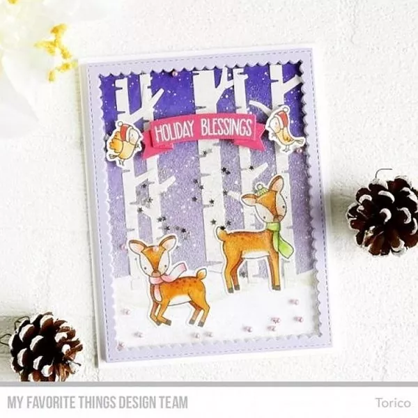 my favorite things Stamp & Die Bundle dashing deer 3