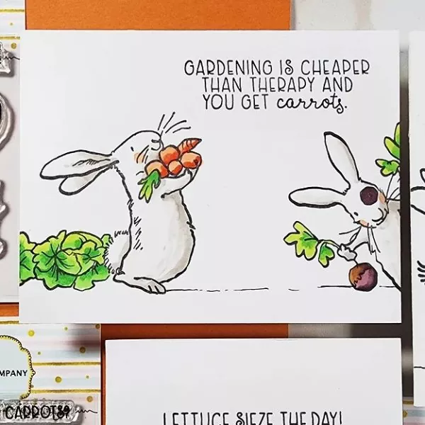 Garden Therapy Clear Stamps Colorado Craft Company by Anita Jeram 1
