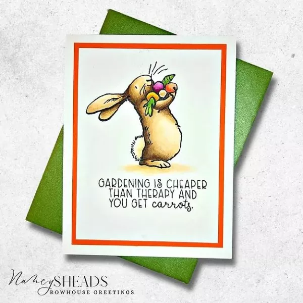Garden Therapy Clear Stamps Colorado Craft Company by Anita Jeram 2