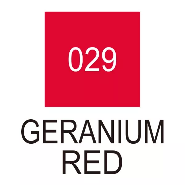 Geranium Red cleancolor realbrush zig 1