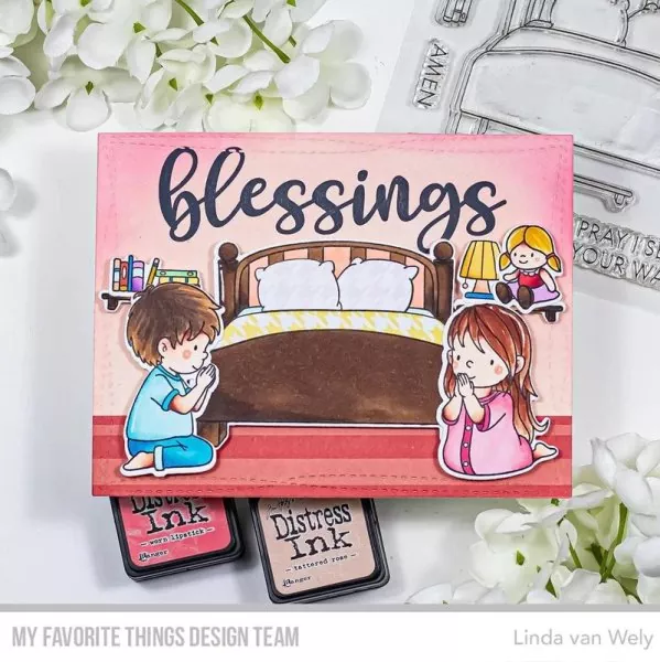In My Prayers Clear Stamps My Favorite Things Project 3