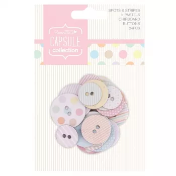 chipboard pastell buttons