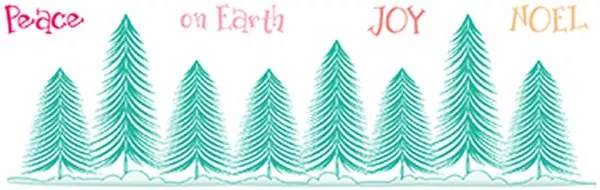 Pine Tree Forest Clear Stamps LDRS Creative