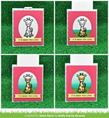 LF1413 Wild For You lawn fawn clear stamps
